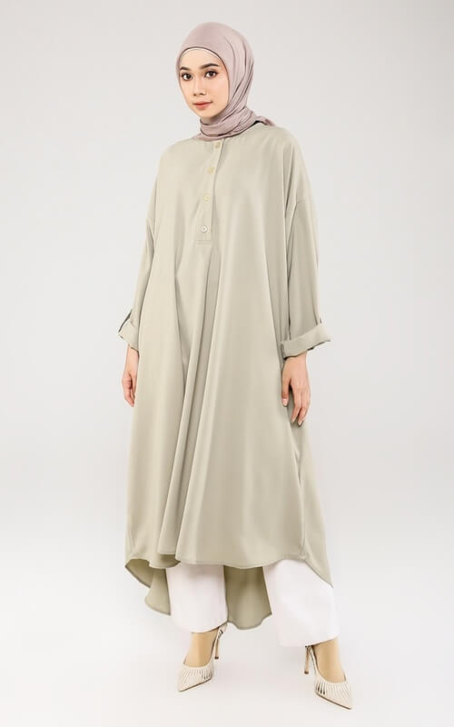 Long Tunik Grey