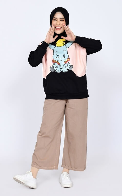 Wide Leg Pants Dan Atasan kasual