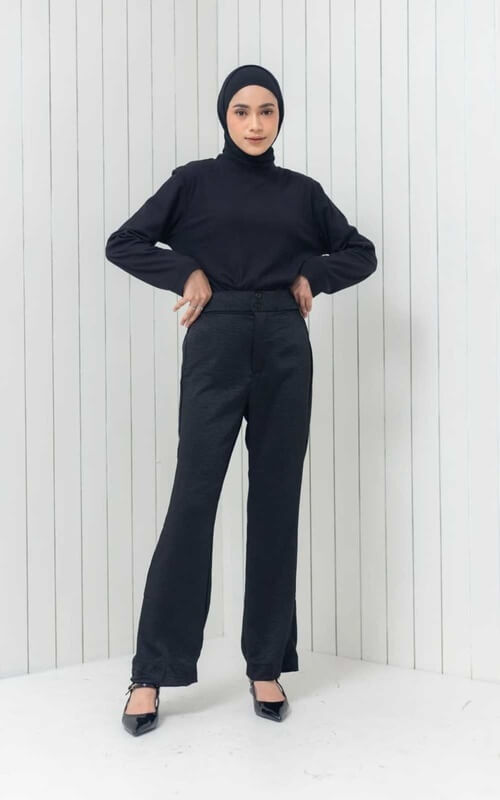 Style Vintage Elegan Warna Hitam