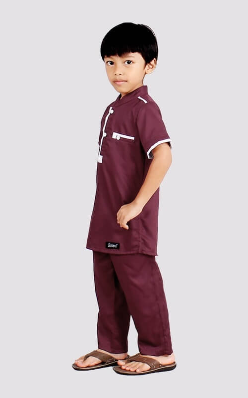 Baju Koko Anak Kombinasi Model Shanghai