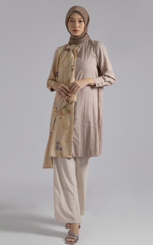 Tunik Panjang Dua Warna