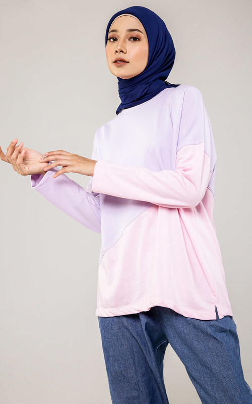 T-Shirt Potongan Diagonal