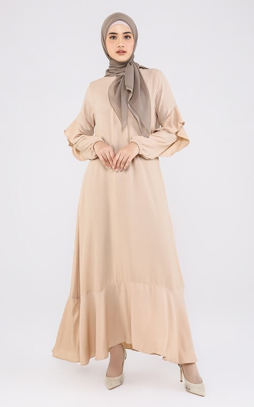 Gamis Warna Pastel Kalem