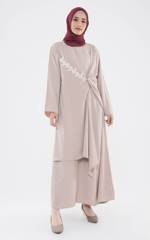 Dress Polos Aksen Simpul