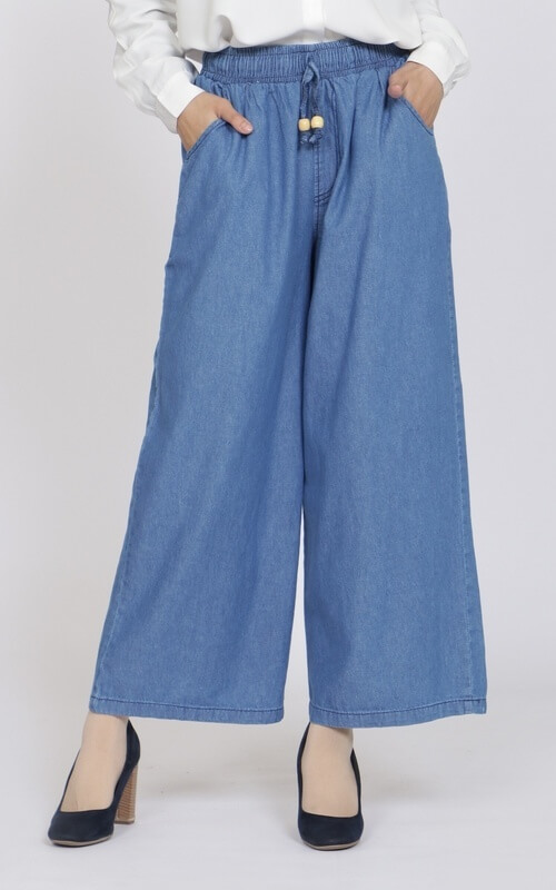 Celana Kulot Denim