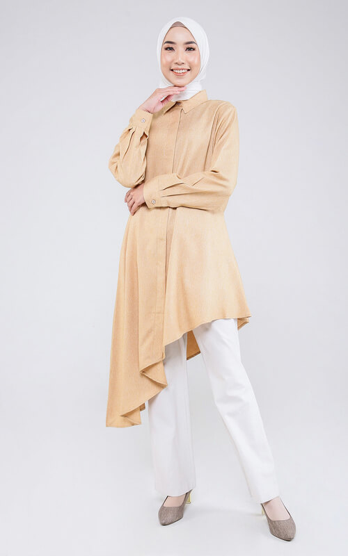 Tunik Miring di Bagian Bawah