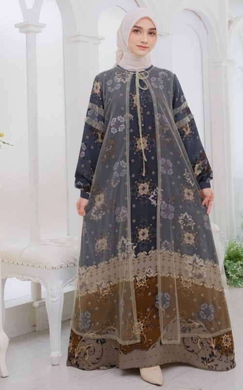 Gamis Motif Bunga