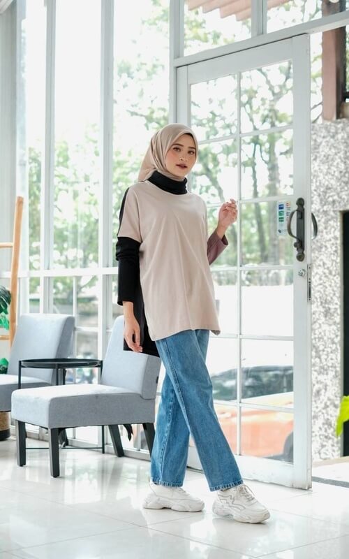 Simple Mocca Shirt yang Elegan