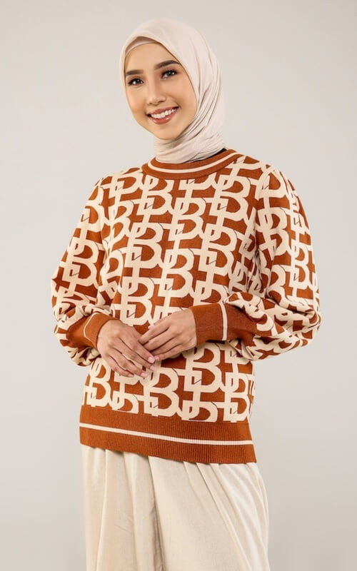 Sweater Motif Huruf