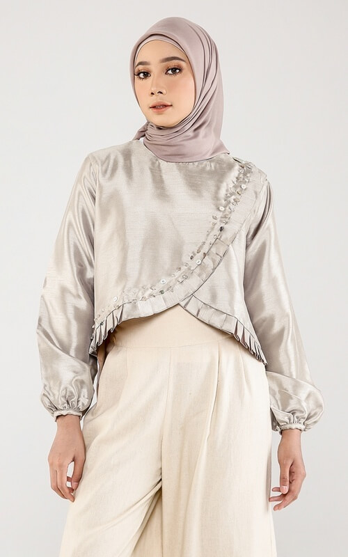 Blazer Model Asimetris Renda