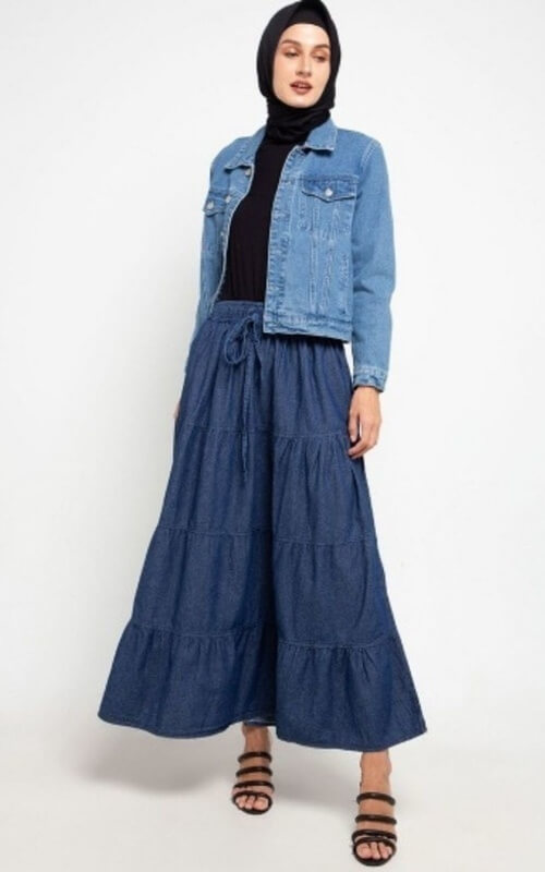 OOTD Rok Jeans Blue on Blue
