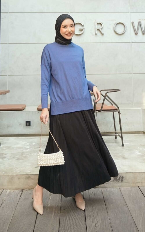 Atasan Rajut Sweater Panjang Atasan Rajut Sweater Panjang