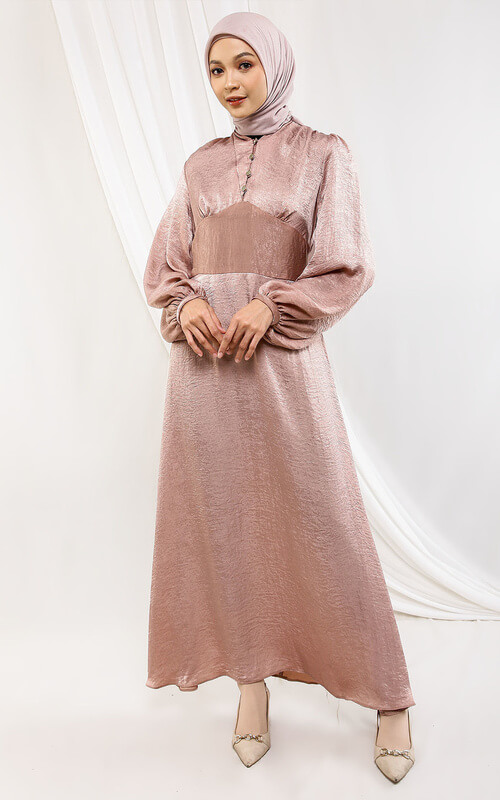 Dress Polos Bahan Crinkle