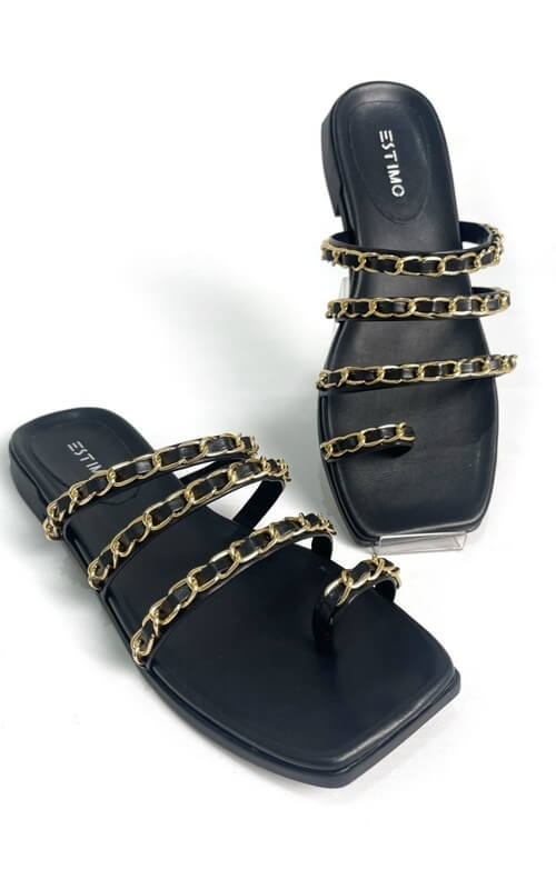 Sandal Slip on with Chain