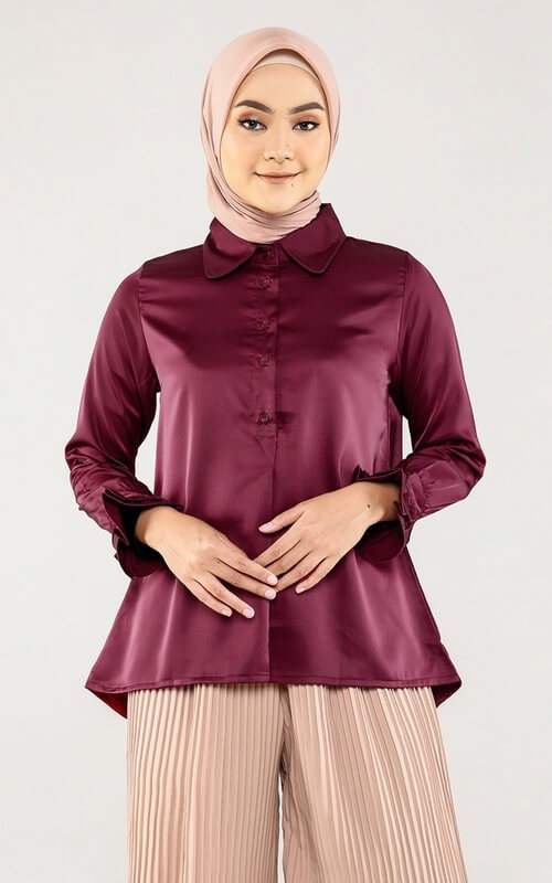 Blouse Merah Keunguan