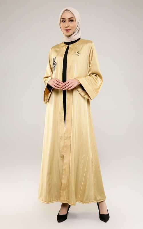Dress Kuning Keemasan Model Loose
