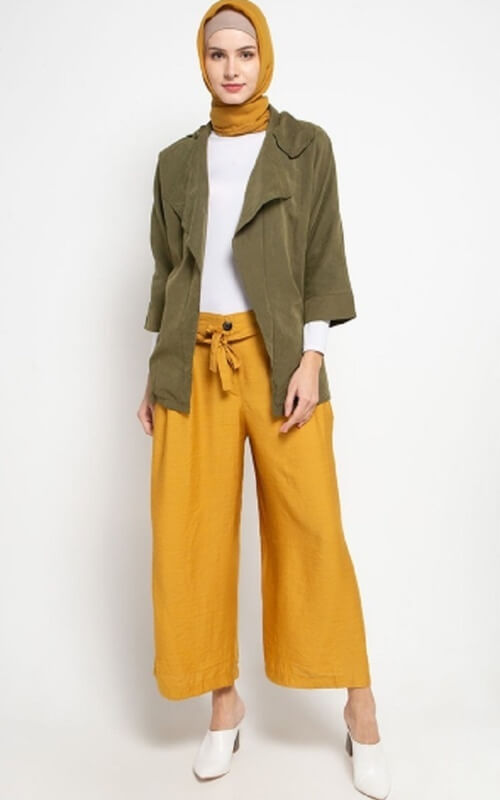 Outfit Nuansa Kuning Mustard