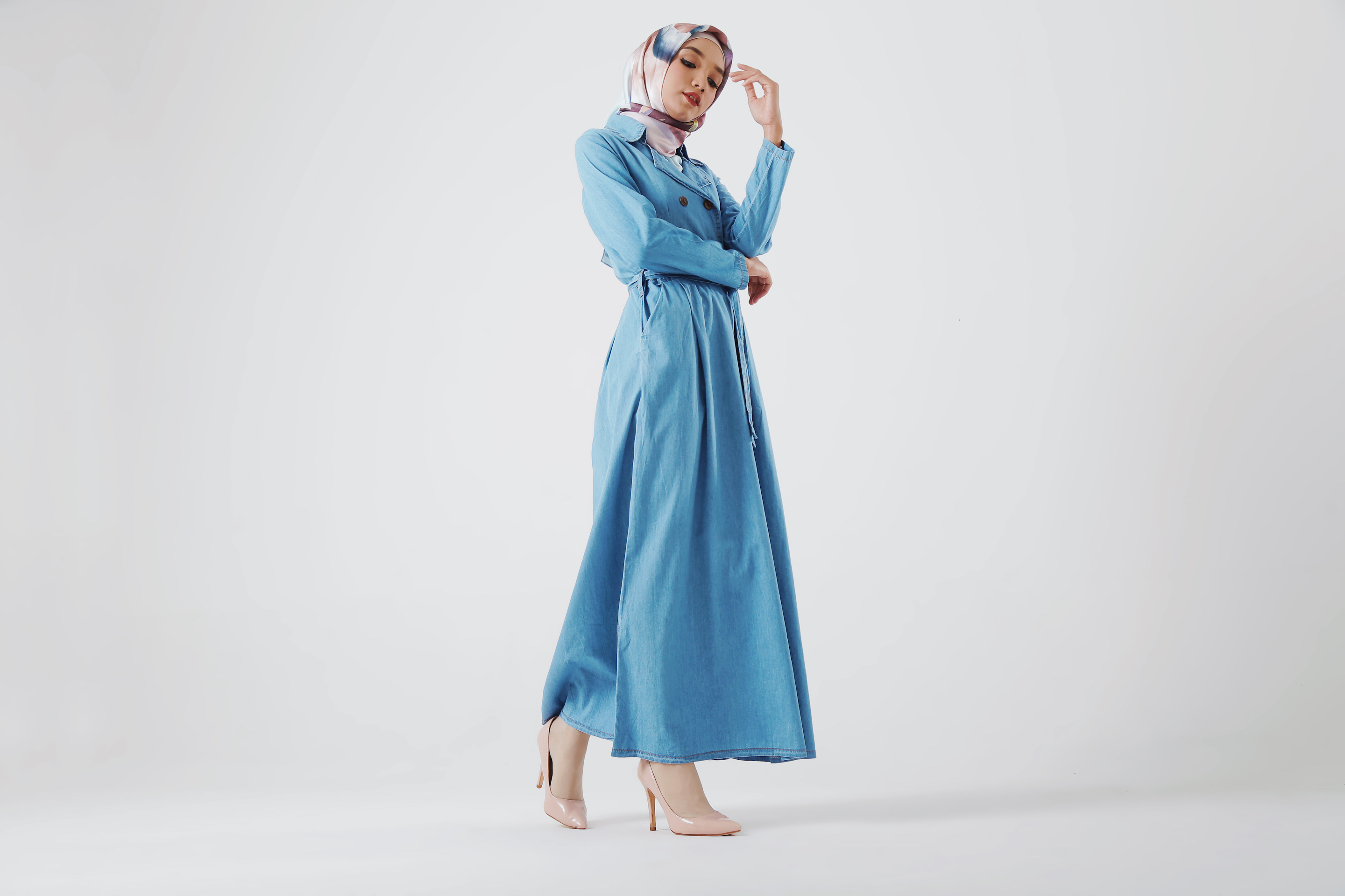 mix and match sporty casual with denim