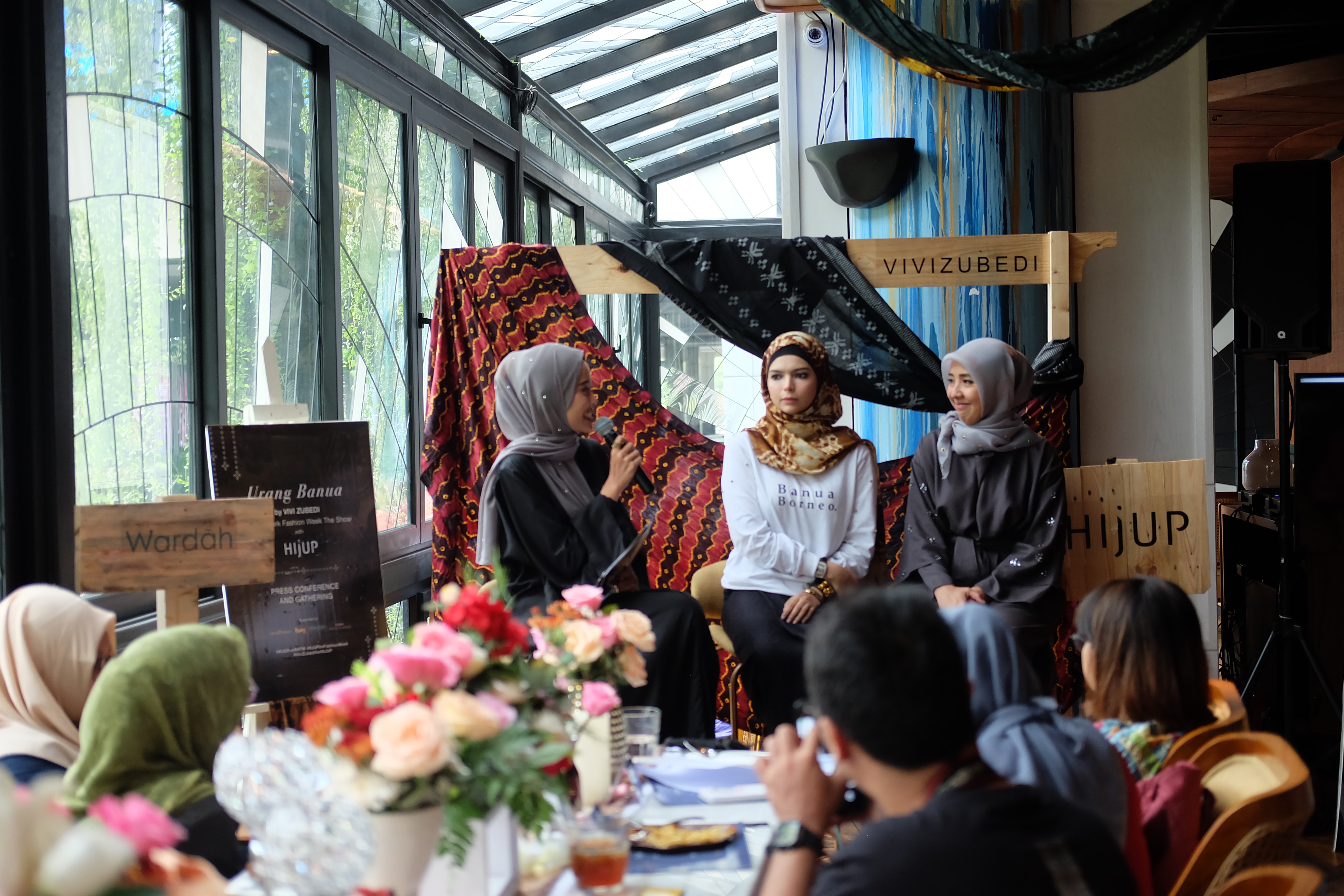 Press Conference Vivi Zubedi di Khung Restaurant Plaza Indonesia