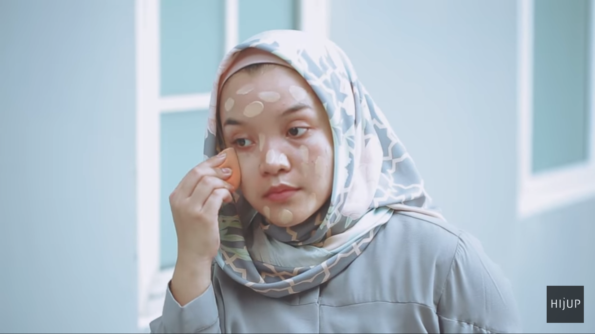 Step 4 tutorial makeup korean HIJUP