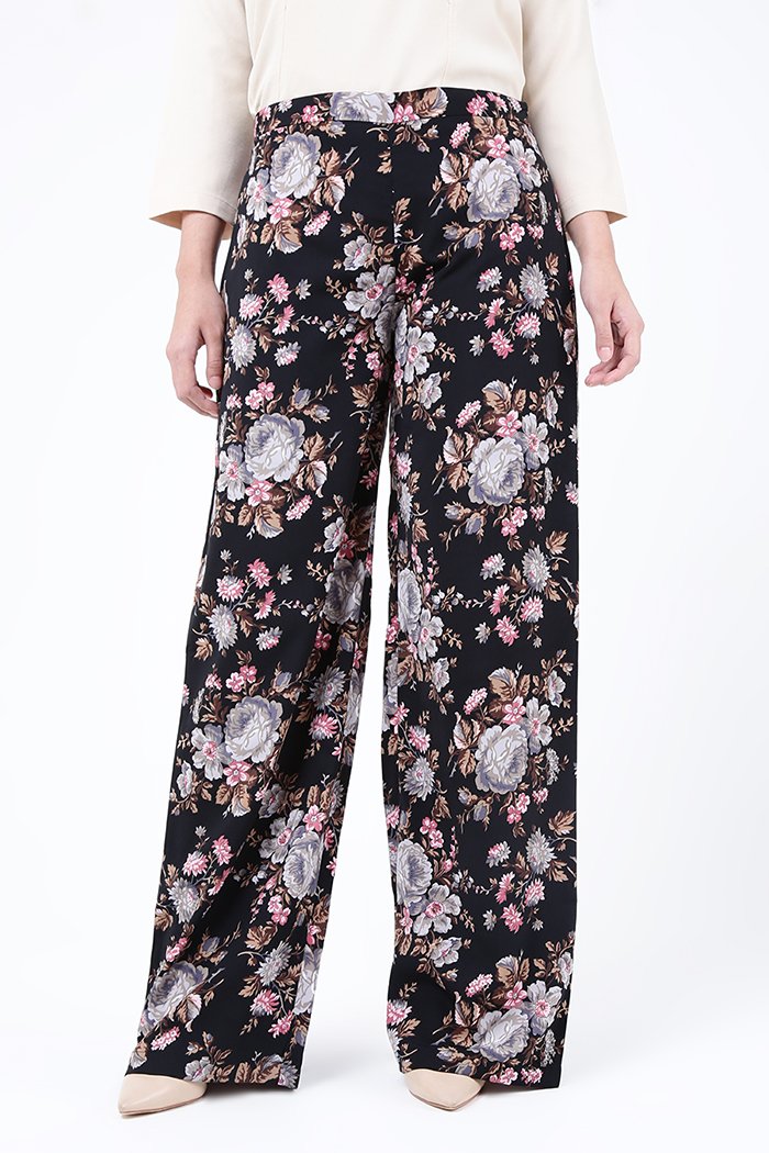 Celana palazzo motif